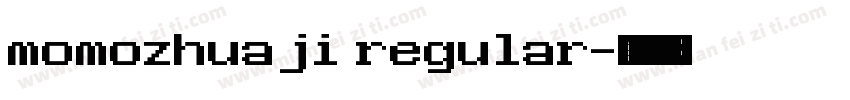 momozhuaji regular字体转换